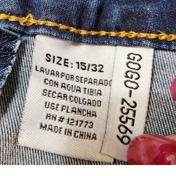 NWT's - GOGO Denim Jeans Super Stretch Skinny Columbian Push Up Jeans Size 15/32 - Picture 10 of 14